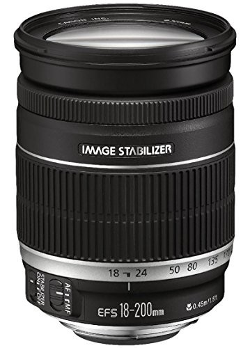 Canon 望遠ズームレンズ EF-S18-200mm F3.5-5.6 IS APS-C対応（中古品）