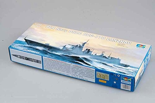 トランペッター 1/350 中国人民解放軍海軍 DDG-170 ランツォウ プラモデル（中古品）