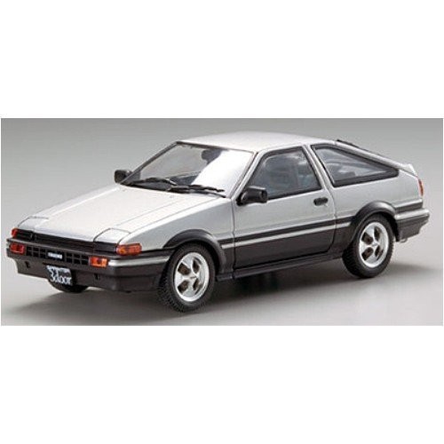 エブロ 1/43 トヨタ スプリンタートレノ AE86 1983 シルバー 完成品（中古品）