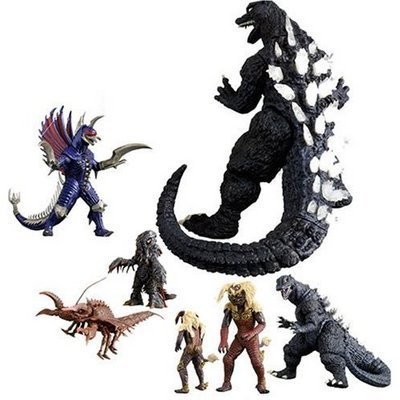 究極大怪獣 アルティメットモンスターズ GODZILLA ゴジラ 全6種セット（中古品）