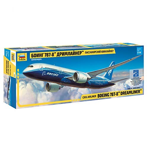 ズベズダ 1/144 ボーイング 787-8 ドリームライナー 旅客機 プラモデル ZV7（中古品）