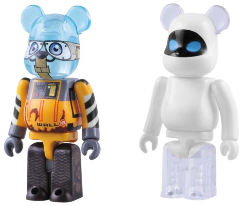 BE@RBRICK WALL・E &amp; EVE 2PACK(ABS&amp;PVC塗装済みアクションフィギュア)（中古品）