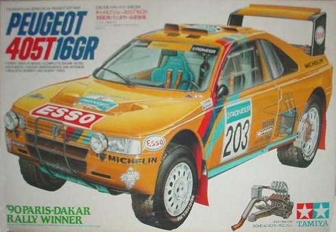 タミヤ 1/24 キャメル プジョー405 (１／２４ スポーツカー:24094)（中古品）