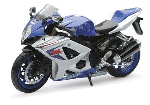 NewRay 1/12 Die-Cast Motorcycle: Suzuki 2008 GSX-R1000 (Blue) by New R（中古品）