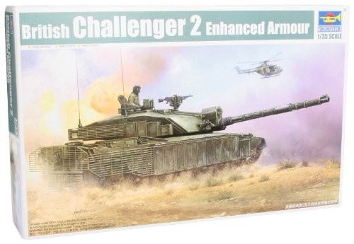 トランペッター 1/35 イギリス陸軍 チャレンジャー2/アンチ・ヒート・フェ（中古品）