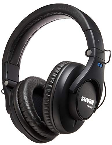 SHURE ヘッドホン SRH440 密閉型 プロフェッショナル スタジオ用 SRH440-A（中古品）