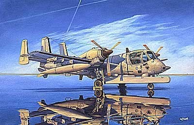 ローデン 1/48 米 グラマン OV-1D モホーク偵察機 048T413 プラモデル（中古品）