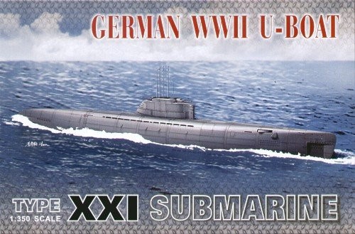 AFVクラブ 1/350 ドイツ海軍 潜水艦 U-ボートタイプXXI プラモデル（中古品）