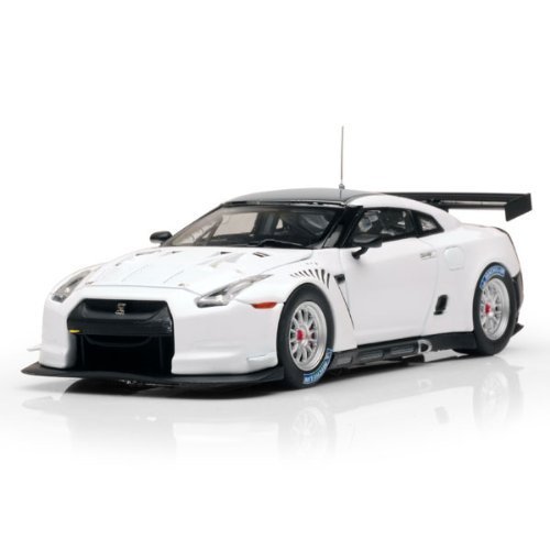 エブロ 1/43 ニッサン GT-R GT1 2010ver. フジ シェイクダウン #1 ホワイト（中古品）