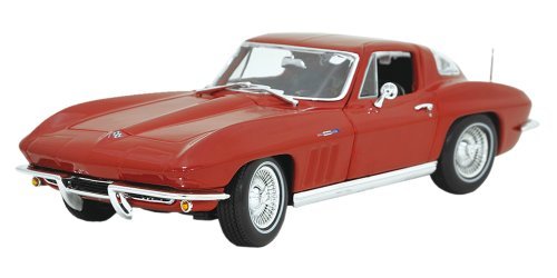 Maisto 1:18 SE 1965 シボレーコルベット レッド（中古品）