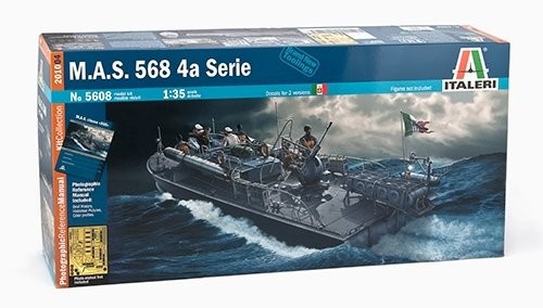 タミヤ イタレリ 1/35 魚雷艇シリーズ 5608 イタリア 海軍魚雷艇 M.A.S ク（中古品）