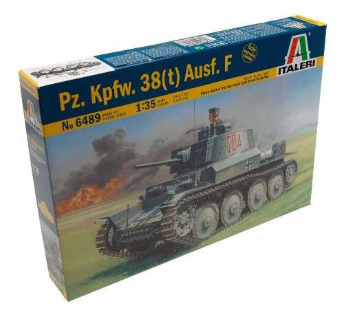 タミヤ イタレリ 1/35 ミリタリーシリーズ 6489 ドイツ 戦車 38 (t) F型 38（中古品）の通販は