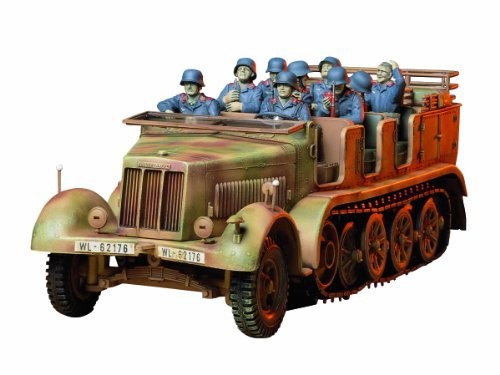 タミヤ 1/35 ミリタリーミニチュアシリーズ No.148 ドイツ 8トンハーフトラ（中古品）