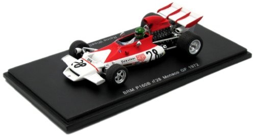 スパーク 1/43 BRM P160B 72 モナコGP #28 R.Wisell 完成品（中古品）