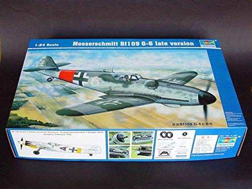 トランペッター 1/24 メッサーシュミット Bf109 G-6 後期型 プラモデル（中古品）