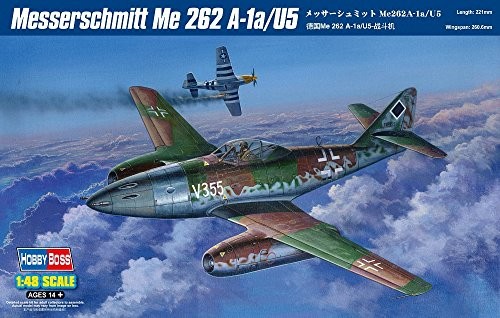 ホビーボス 1/48 エアークラフトシリーズ メッサーシュミット Me262A-1a/U5（中古品）