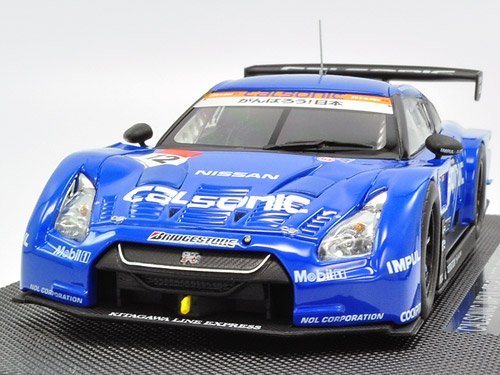 エムエムピー 1/43 SUPER GT500 CALSONIC IMPUL GT-R Rd.2 Fuji 完成品（中古品）