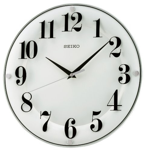 セイコー クロック 掛け時計 アナログ 白 KX608W SEIKO（中古品）