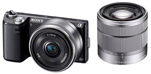 ソニー SONY ミラーレス一眼 α NEX-5N ダブルレンズキット E 16mm （中古品）