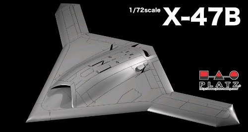 プラッツ 1/72 アメリカ海軍 無人爆撃機 X-47B プラモデル（中古品）