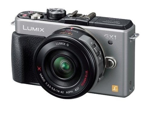 パナソニック ミラーレス一眼カメラ ルミックス GX1 レンズキット 電動ズー（中古品）
