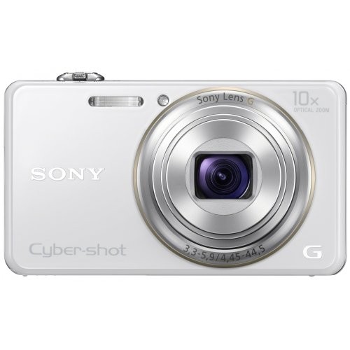 ソニー SONY Cyber-shot WX100 (1820万/光学x10) ホワイト（中古品）