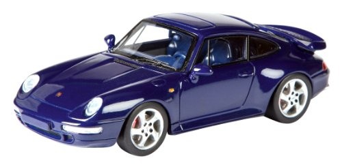 シュコー 1/43 ポルシェ 911 ターボ 青味 為し遂げる品（中古品）