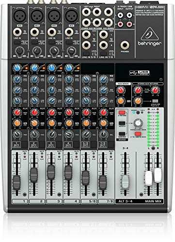 ベリンガー アナログミキサー USBオーディオインターフェース 8ch XENYX 12（中古品）の通販は