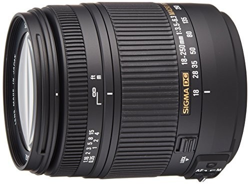 SIGMA 高倍率ズームレンズ 18-250mm F3.5-6.3 DC MACRO OS HSM ニ（中古品）