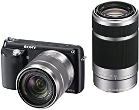 ソニー デジタル一眼カメラ「NEX-F3」ダブルレンズキット（ブラック）SONY（中古品）