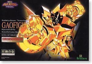 壮絶合金 ガオファイガー (ゴールドリペイントVer.) 「勇者王 ガオガイガー（中古品）