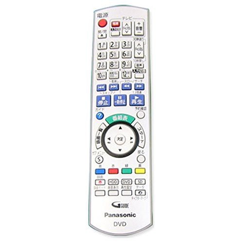 Panasonic ハイビジョンDVDレコーダー用リモコン N2QAYB000349（中古品）の通販は