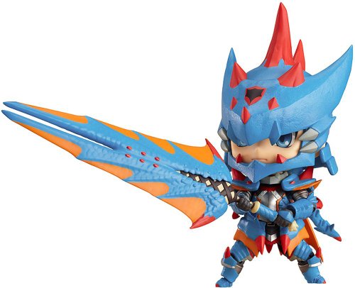 モンスターハンター3(トライ)G ねんどろいど ハンター♂ 剣士 ラギアX・エ（中古品）