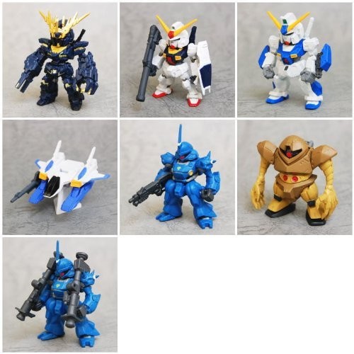 FW GUNDAM CONVERGE7(ガンダム コンバージ7) 【シークレット含む全7種セッ（中古品）