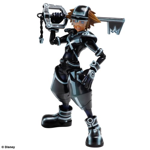 KINGDOM HEARTS 3D [Dream Drop Distance] PLAY ARTS改 ソラ TRON:LEGACY v（中古品）