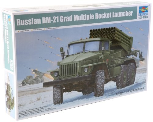トランペッター 1/35 ソビエト軍 BM-21 グラート初期型 プラモデル（中古品）