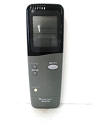 三洋電機 エアコンリモコン RCS-WV4A(K)（中古品）