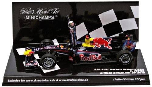 【MINICHAMPS】 1/43 Red Bull F1 Racing Team RB6 2010年ブラジルGP優勝記（中古品）