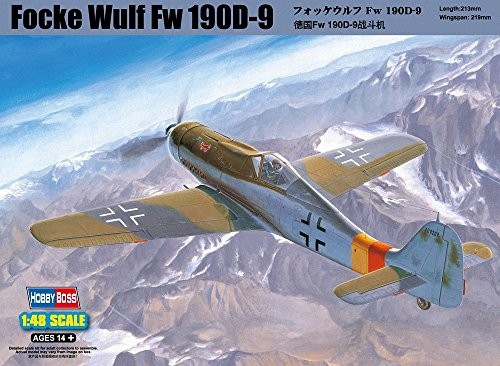 ホビーボス 1/48 エアクラフト シリーズ フォッケウルフ Fw190D-9 プラモデ（中古品）