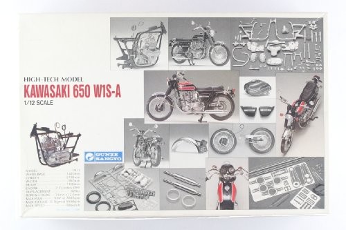 グンゼ ハイテックモデル 1/12 カワサキ650 W1S-A（中古品）