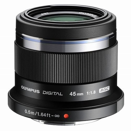 OLYMPUS 単焦点レンズ M.ZUIKO DIGITAL 45mm F1.8  ブラック（中古品）