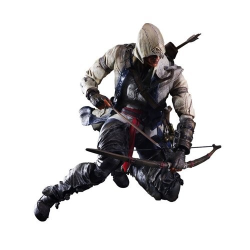 ASSASSIN'S CREED 3 PLAY ARTS改 コナー(PVC塗装済みアクションフィギュア)（中古品）