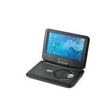 VERTEX ヴァーテックス ポータブルDVDプレーヤー ブラック PDVD-V092BK（中古品）