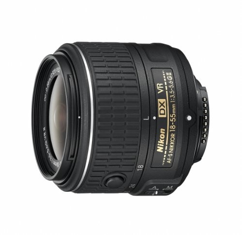 Nikon 標準ズームレンズ AF-S DX NIKKOR 18-55mm f/3.5-5.6G VR II ニコンD（中古品）