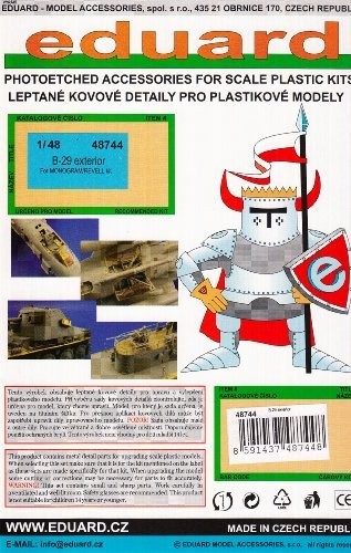 エデュアルド 1/48 B-29 外装パーツセット レベル モノグラム用（中古品）の通販は