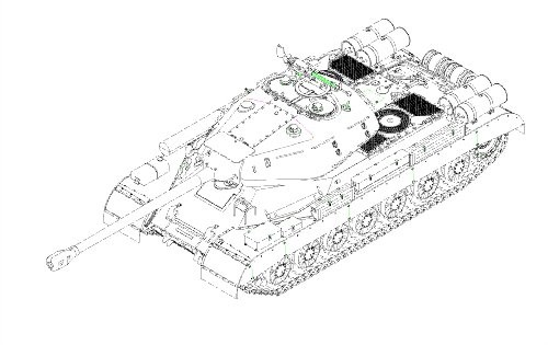 トランペッターモデル 1/35 ソビエト軍 JS-4重戦車 スターリン4 プラモデル（中古品）