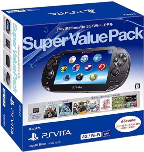 PlayStation Vita Super Value Pack 3G/Wi-Fiモデル クリスタル