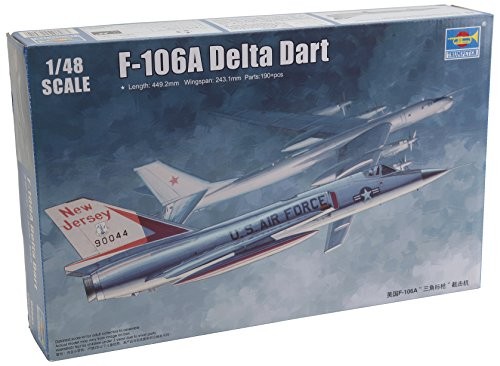 トランペッター 1/48 アメリカ空軍 F-106A デルタダート プラモデル（中古品）