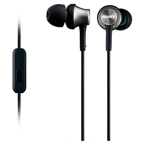 ソニー SONY イヤホン MDR-EX450AP : カナル型 リモコン・マイク付き クロ（中古品）の通販は