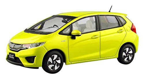 エブロ 1/43 Honda FIT 3 HYBRID Attract Yellow Pearl 完成品（中古品）